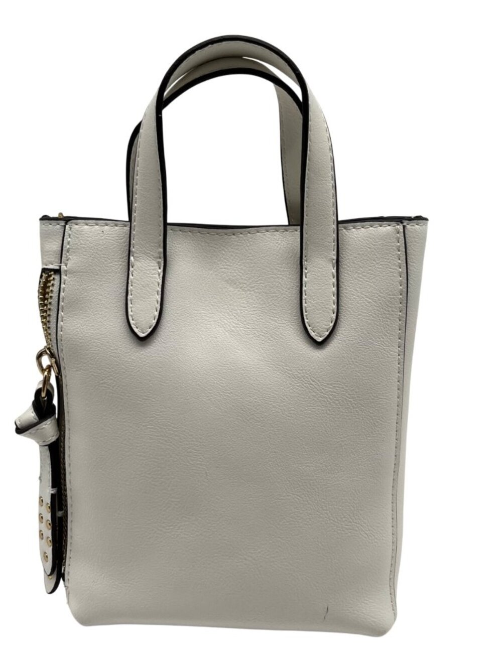 I.N.C. International Concepts White Rachell Mini Leather Crossbody Bag